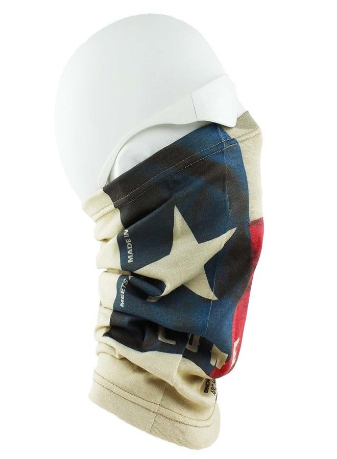 BENCHMARK FR Flame Resistant Face Mask Neck Gaiter - CAT2 (Texas, Beige) - Image 3